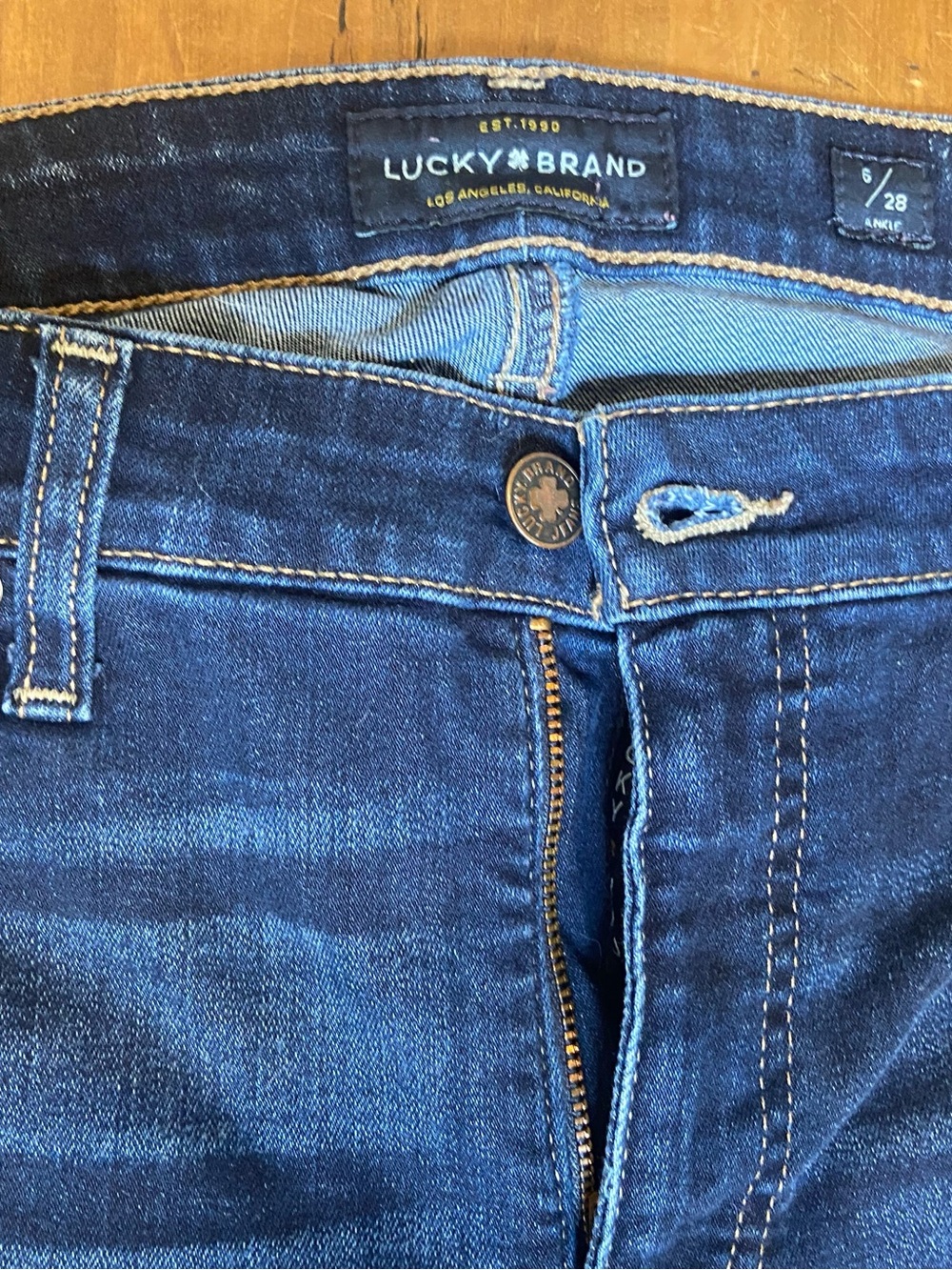 Lucky Brand Orta Hayden Dark Blue Denim Jeans